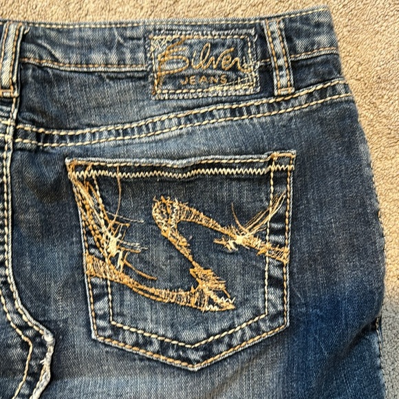 Silver Ravi Denim Skirt - W31 - Picture 4 of 4